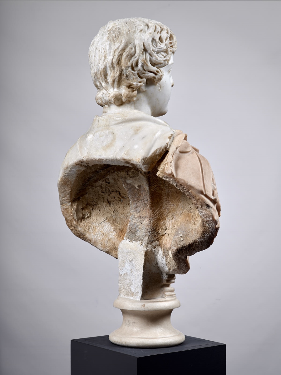 Buste cuirassé de Caracalla enfant_5