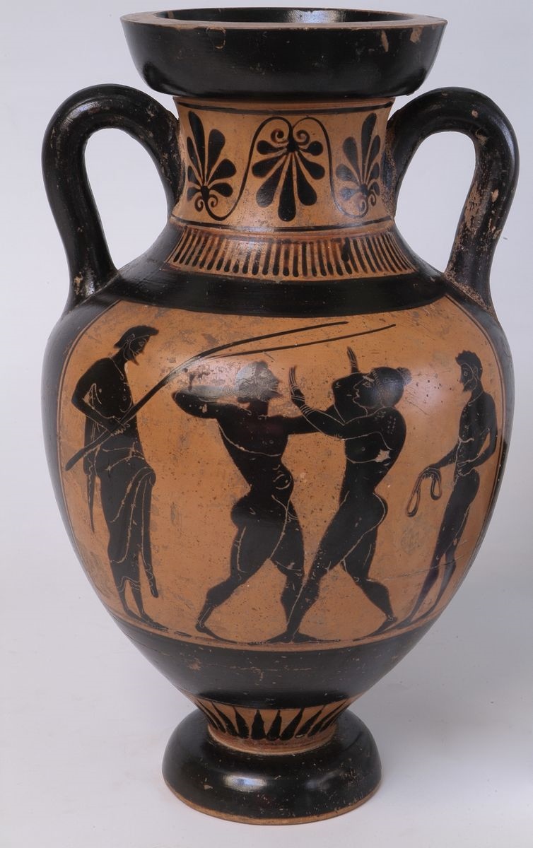 Amphore pseudo-panathénaïque_1