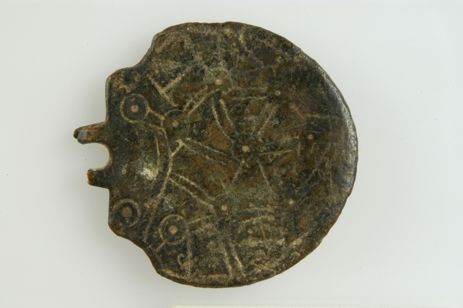 Plaque de ceinture à profil rond_0