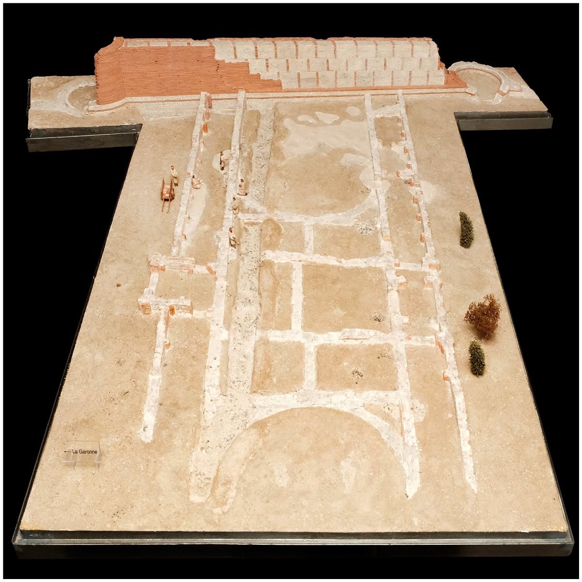 Maquette des vestiges du "palais" des rois wisigoths_0