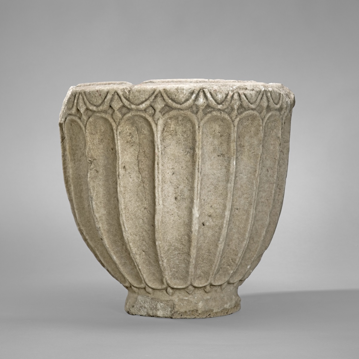 Urne cinéraire cannelée_1