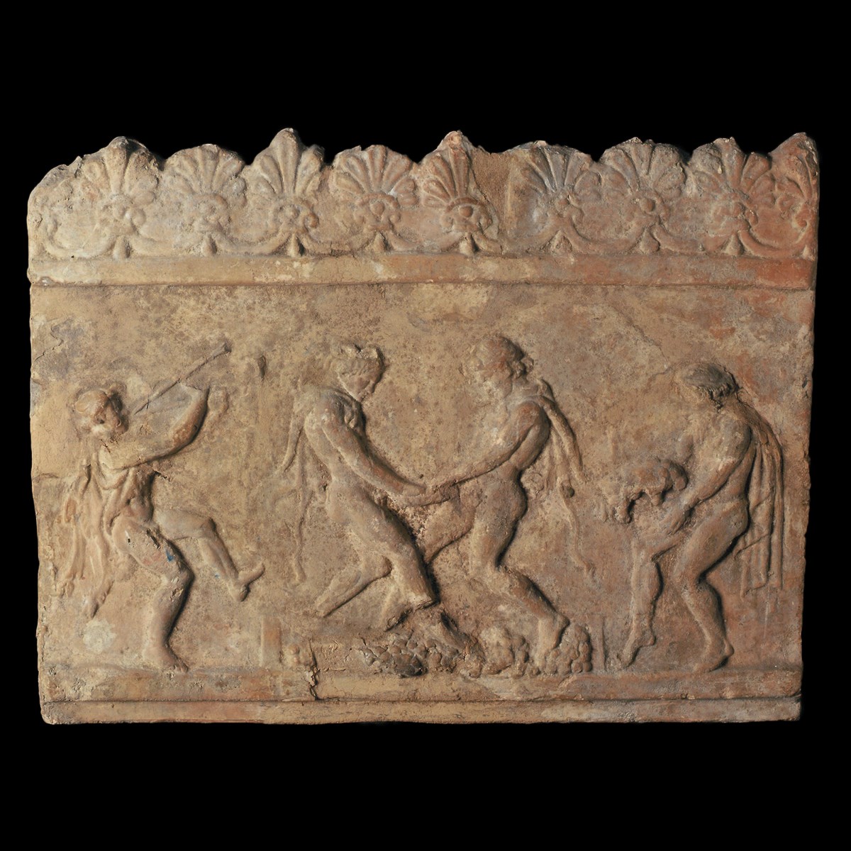 Plaque Campana ; Faunes vendangeurs_0