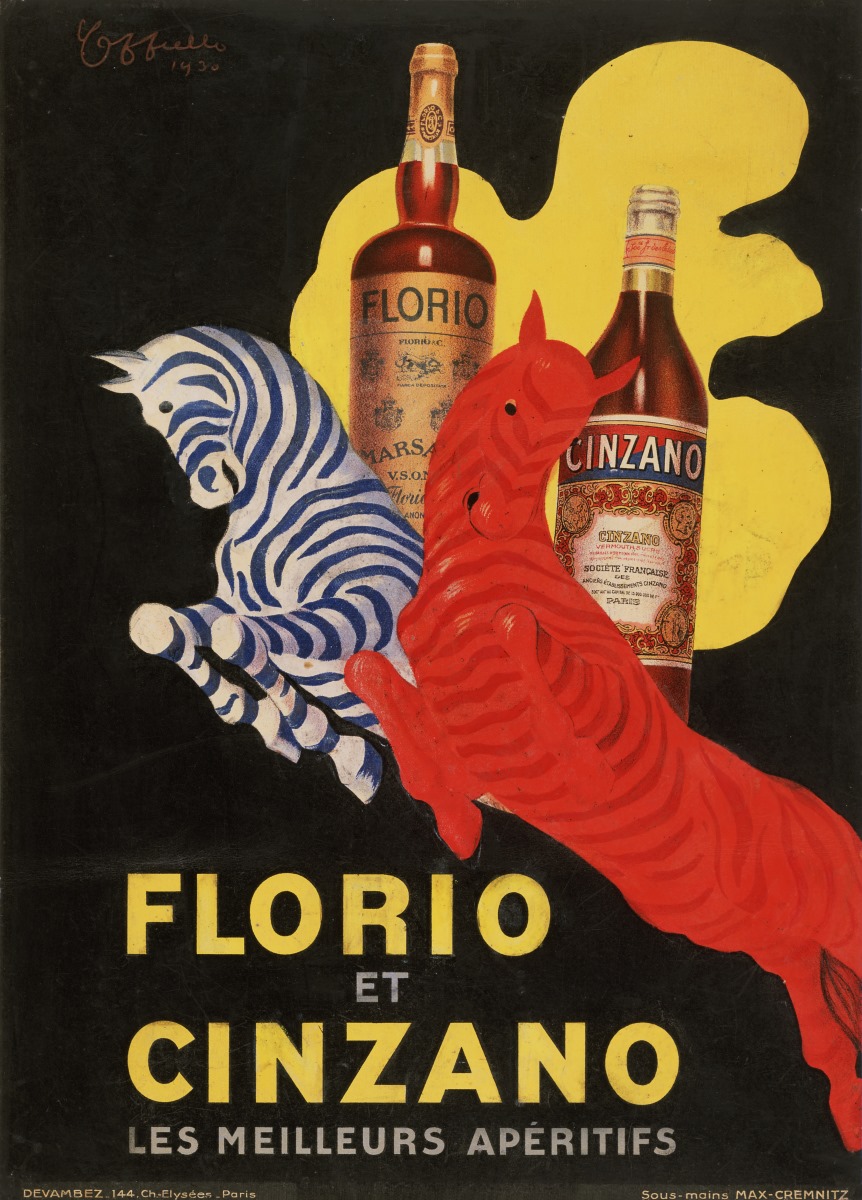 Florio et Cinzano, Leonetto Cappiello, 1930