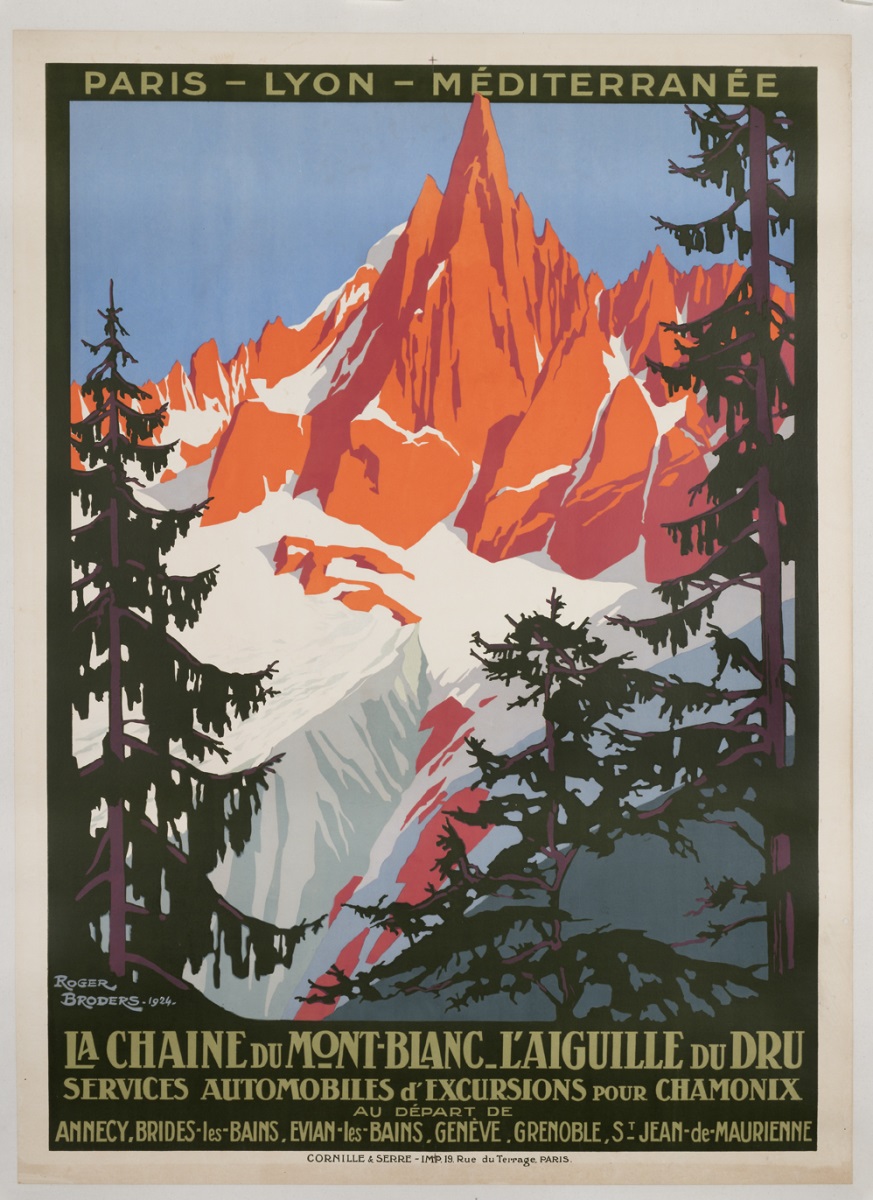 La chaîne du Mont-Blanc, Roger Broders, 1924