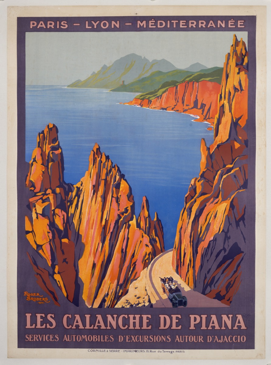 Les Calanche de Piana, Roger Broders, 1923