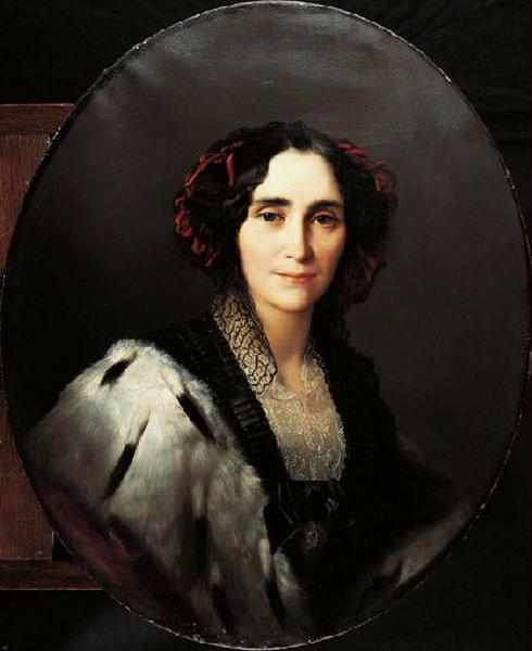Portrait de Madame de Scott ; Retrato de la Señora de Scott_0