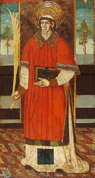 Saint Vincent de Saragosse, Juan de la Abadia, 15e siècle