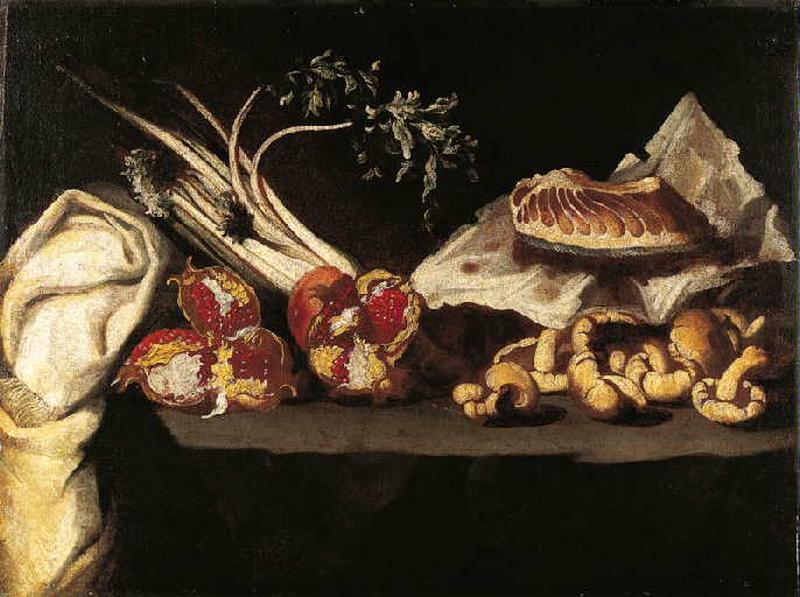 Nature morte aux grenades ; Nature morte aux champignons et aux céleris (autre titre)_0