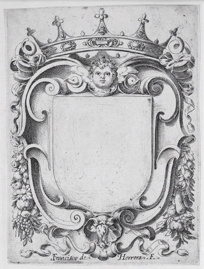 Cartel couronné (Castille), Francisco el viejo Herrera, 1649