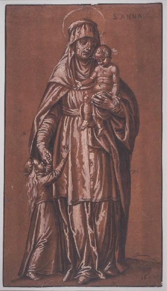 Sainte Anne, la Vierge et l'enfant Jésus, Francisco Pacheco, 1604