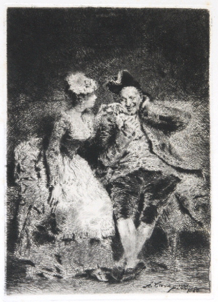 La Tentation, Y ESTORACH Antonio Casanova, 1880