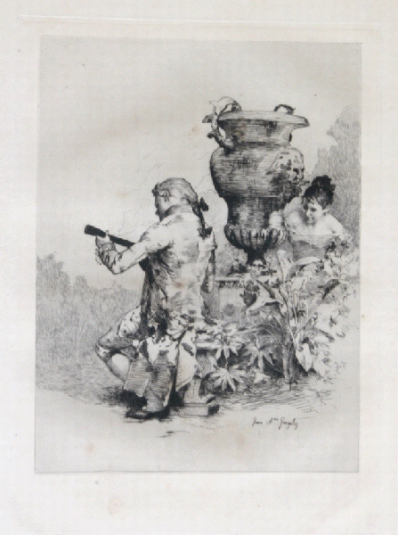 L'Ecoute, Juan Antonio Gonzalez, 1878