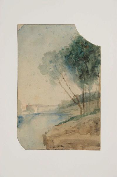Village au bord de l'eau, Marcel Briguiboul, 1857-1892