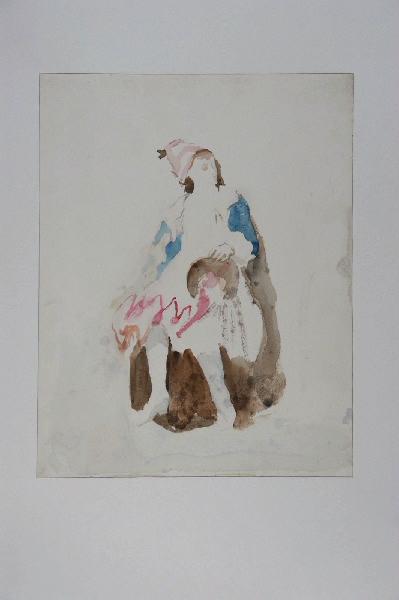 Etude pour ballerine espagnole, Marcel Briguiboul, 1857-1892