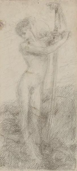 Etude pour David, Marcel Briguiboul, 1857-1892