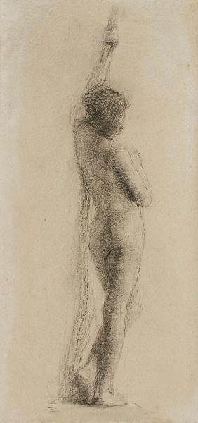 Etude pour Narcisse, Marcel Briguiboul, 1857-1892