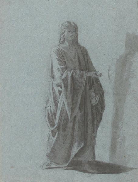 Etude pour une allégorie, Marcel Briguiboul, 1857-1892