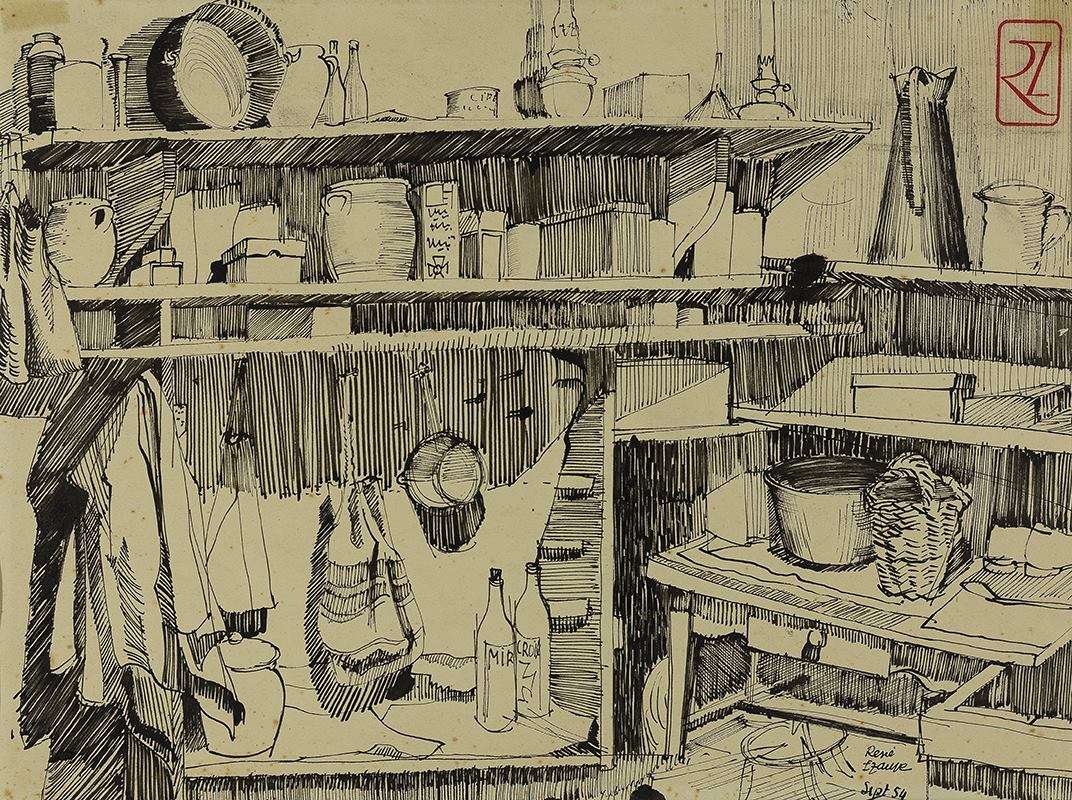 Le Débarras, René Izaure, 1954