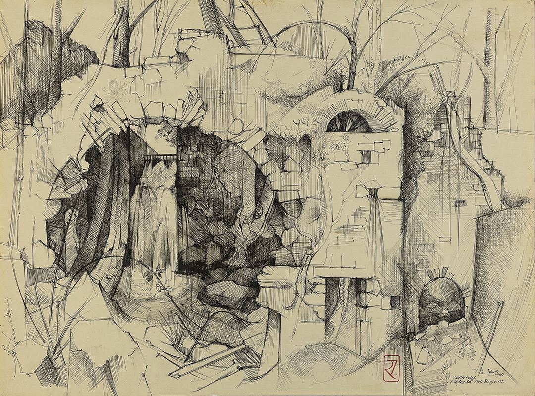 Vieille forge à Rabat-les-Trois-Seigneurs, René Izaure, 1960