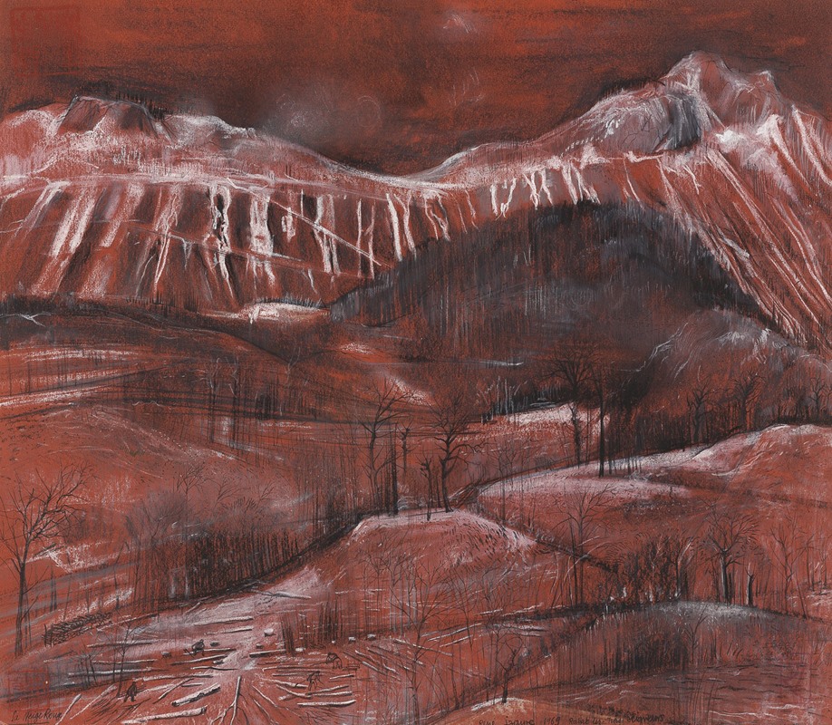 La Neige rouge, Rabat-les-Trois-Seigneurs, René Izaure, 1969