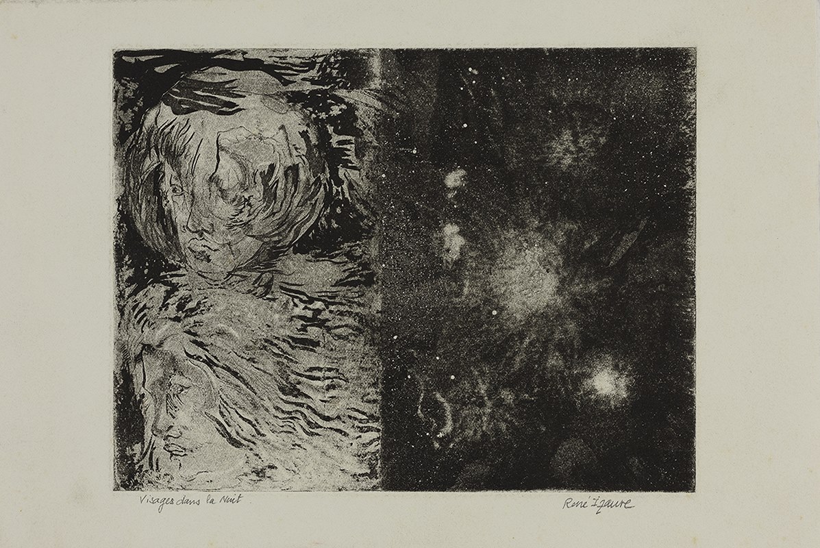 Visage dans la nuit, René Izaure