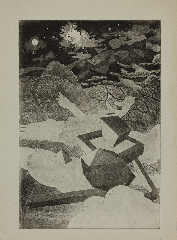 Empreintes de feuilles, René Izaure