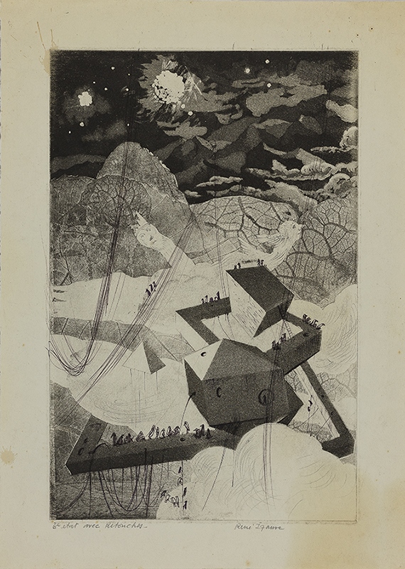 Empreintes de feuilles, René Izaure