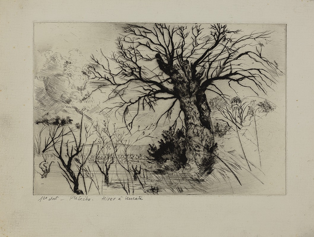 Hiver à Leucate, René Izaure
