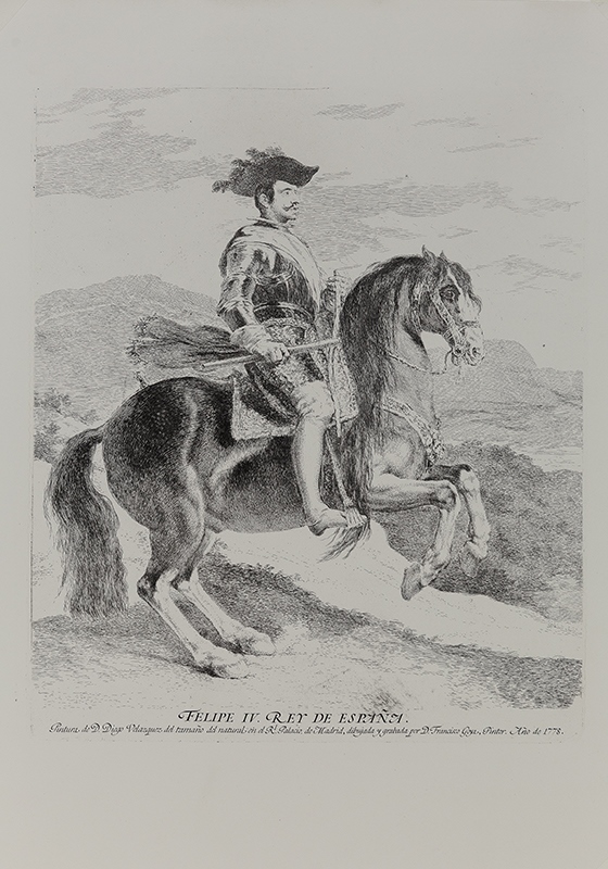 Philippe IV, Roi d'Espagne, Y Lucientes Francisco Goya, 1778