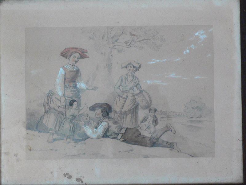 Famille paysanne, Edouard Debat-Ponsan, 1860