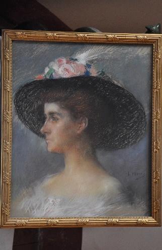 Portrait de Mme Camille Deymes, Henri Marre, 1er quart 20e siècle