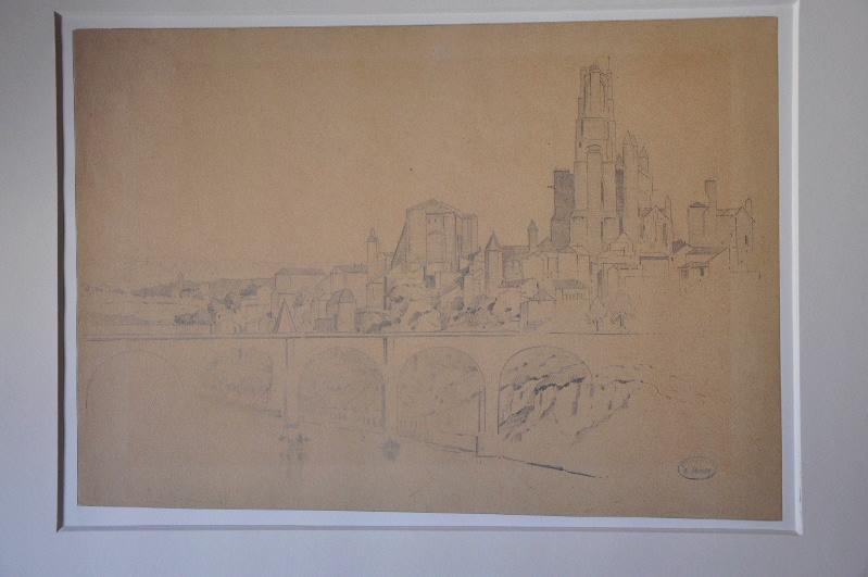 Vue d'Albi et du pont de chemin de fer, Etienne Mazas, 4e quart 19e siècle
