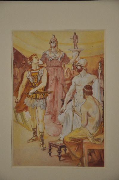 Querelle d'Achille et d'Agamemnon, Clément Gontier, 1910