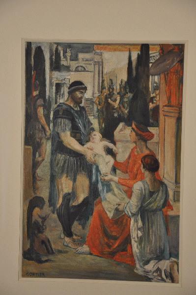 Adieux d'Hector et d'Andromaque, Clément Gontier, 1910