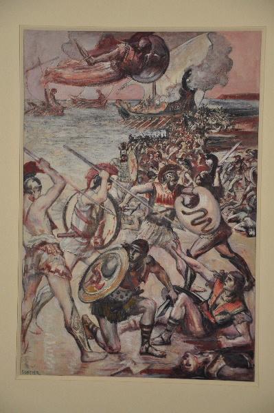 Bataille autour du corps de Patrocle, Clément Gontier, 1910