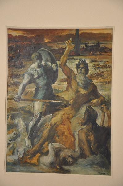 Lutte d'Achille et du fleuve Scamandre_0