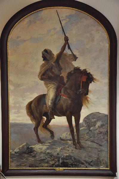 Cavalier arabe, Edouard Debat-Ponsan, 1882 vers,1883 vers