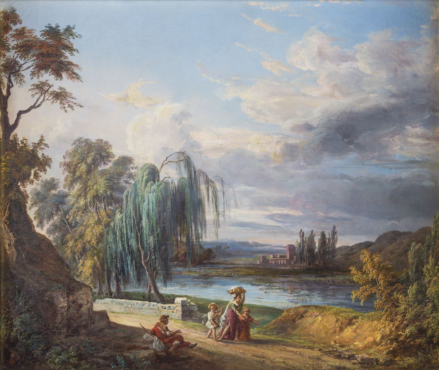 Paysage régional, Léon Soulié, 1830