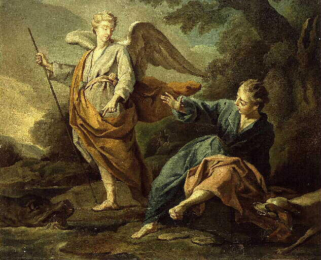 Tobie et l'Ange, Jean-Baptiste Despax, 18e siècle