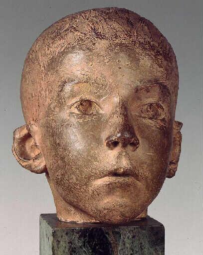 Tête d'enfant ; L'Enfant de Montauban (autre titre), Antoine Bourdelle, 1885-1886