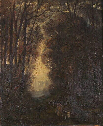 Une allée sous bois_0