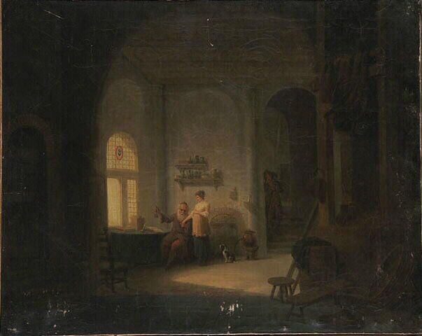 Chez le guérisseur, Pierre Joseph Wallaert, 1809