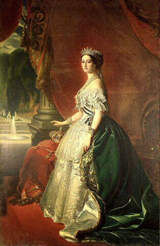 Portrait de l'impératrice Eugénie, Franz Xavier Winterhalter, 1855 vers