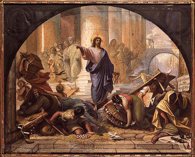 Jésus chassant les marchands du Temple_0