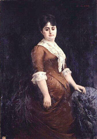 Portrait de Madame Caudou mère, Henri Marre, 1885