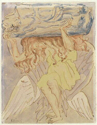 Ange portant une statue, Antoine Bourdelle, 1914-1918