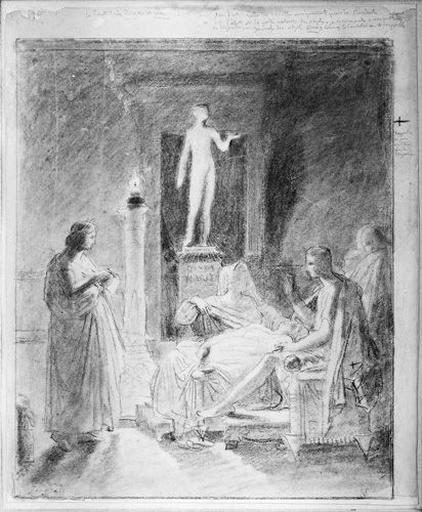 Virgile lisant 'L'Enéide'. (Ensemble de la composition)_0