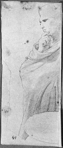 Agrippa (A mi-corps, tourné vers la gauche, portant la main à son menton.)_0