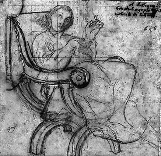 L'Arétin (Dans une chaise curule à dossier)_0