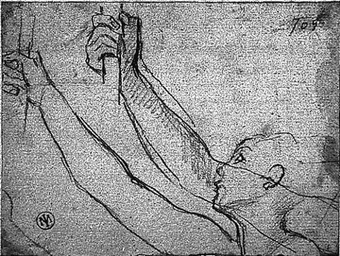 Le Duc d'Albe (Sa tête et deux études de son bras droit)_0